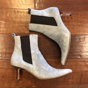 Lambertson Truex Blue Suede Chelsea Boots